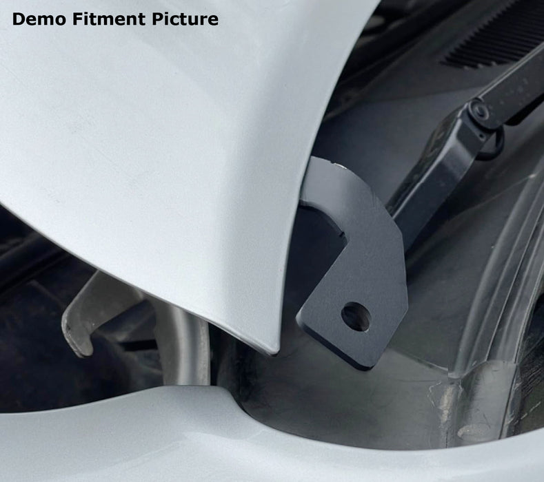 Hood Hinge A-Pillar LED Pod Ditch Light Bracket Mount For 14-21 Tundra Gen2 Gen3