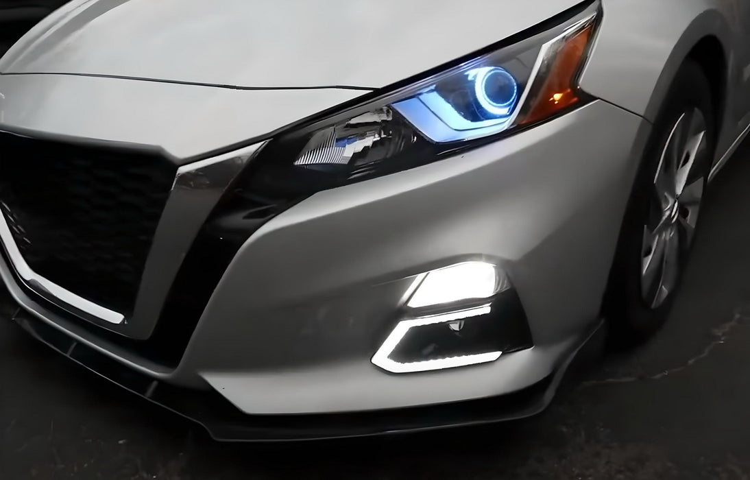 Clear Lens Turn Signal Lamp Replace White LED DRL/Amber Blinker For 19-22 Altima