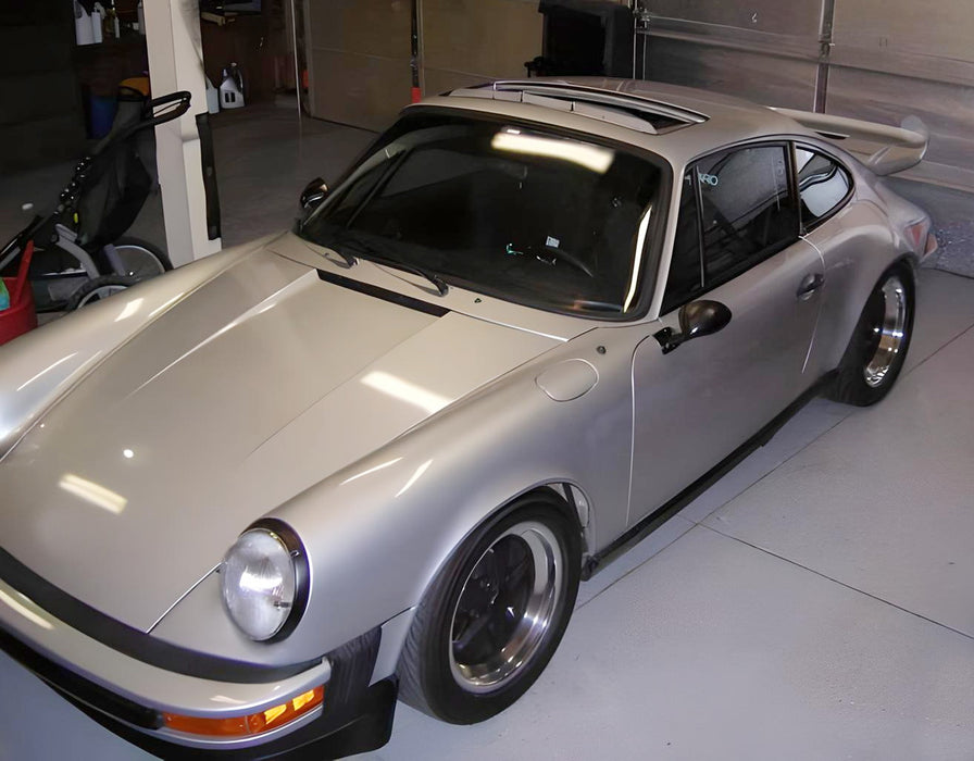 Carbon Fiber Blue Tint Glass California Claasic Retro Style Rearview Side Mirror