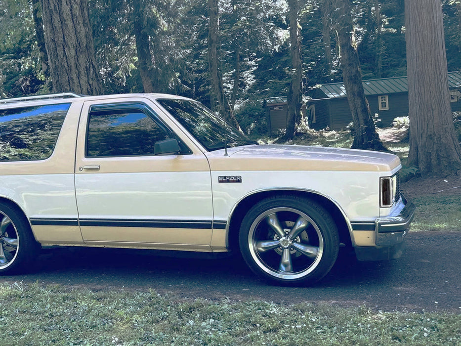 Smoke Lens Amber Full LED Side Markers For 83-94 Chevy S10 Blazer GMC S15 Jimmy