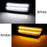 Smoke Lens White Driving Foot Step/Amber Sequential Signals For 2018-up Cascadia