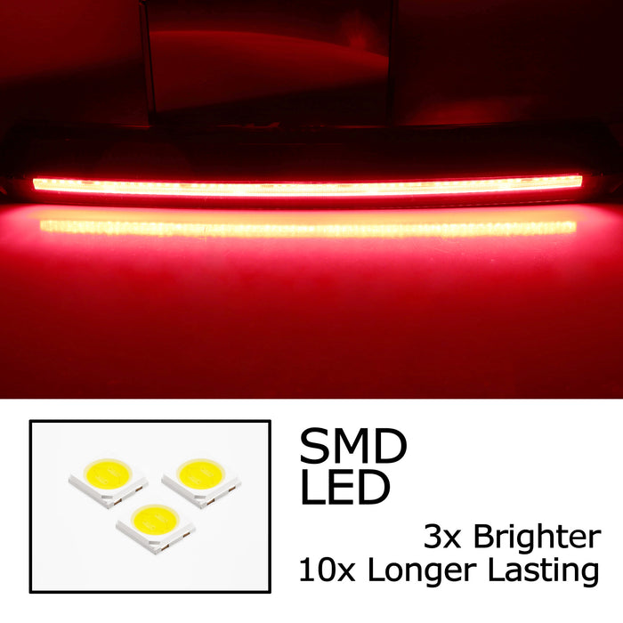 Clear/Black Lens Super Bright OLED Third 3rd Brake Light For 99-04 Ford Mustang