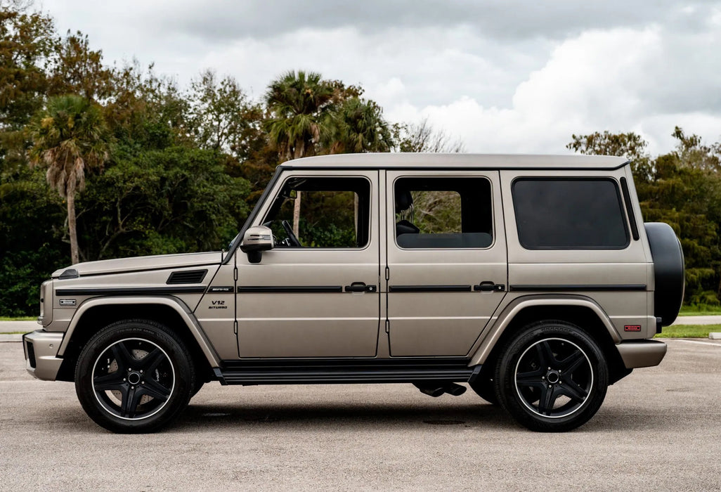 Smoked Lens White Red Full LED Dotted Side Markers For 2015-18 Benz W463 G-Class