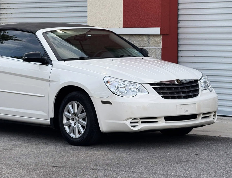 Black-Out Smoked Front Bumper Side Marker Reflex Lens For 07-10 Chrysler Sebring