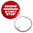 Red Real Carbon Fiber Engine Start Stop Button Trim For Ford Bronco/Bronco Sport