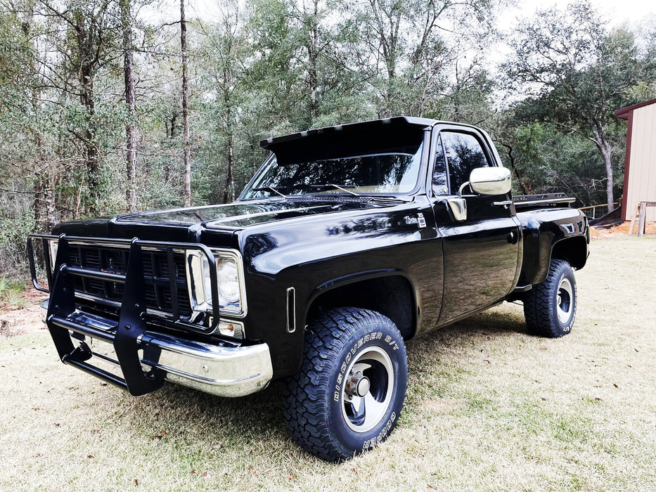 4pc Set Smoke Lens White Full LED Side Markers For 1975-80 Chevy GMC C/K Truck