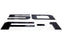 Matte Black Finish 3D Raised Tailgate Letter Pieces For 2021-up Ford F150 P702