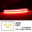 Full LED Bumper Reflector Brake/Sequential Signal Light For Honda 22+ Civic 4Dr