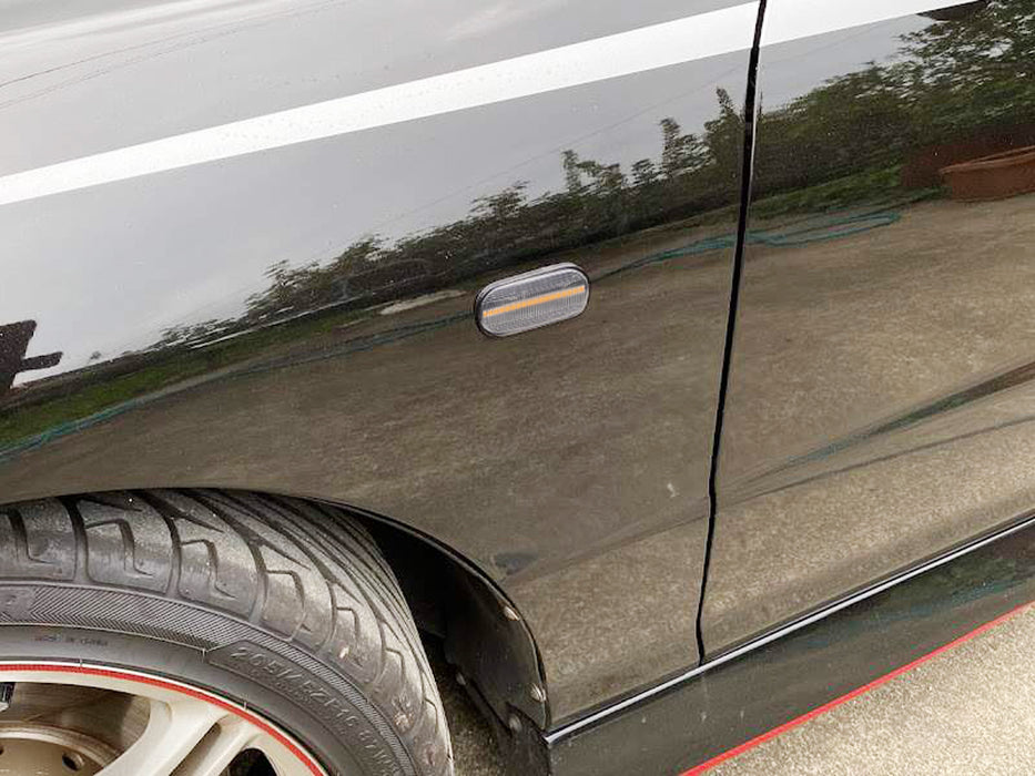 Clear Lens Amber Full LED Side Markers For JDM Honda/Acura RSX Integra Civic EP3