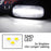 Clear Lens White LED Front Side Marker Lights For Range Rover Sport LR2 LR3 LR4