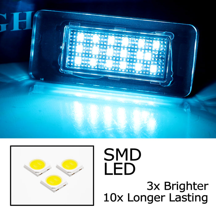 Ice Blue Full LED License Plate Light For 20-up Nissan Altima Sentra Versa Rogue