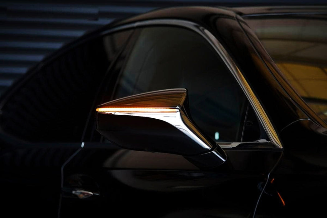 Clear Lens LED Sequential Blink Side Mirror Lights For Lexus IS ES LS RC LC UX