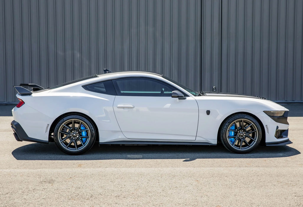 Clear Lens Amber/Red LED Front + Rear Side Marker Light Kit For Ford 24+ Mustang