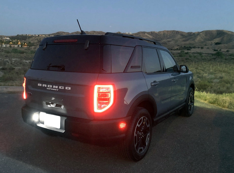 Xenon White Full LED License Plate Light Kit For Ford 2021-up Bronco Sport CX430