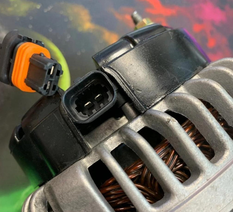 5" 2-Pin Female Connector Plug Pigtail For Chevy GMC Alternator, Bosch Injector