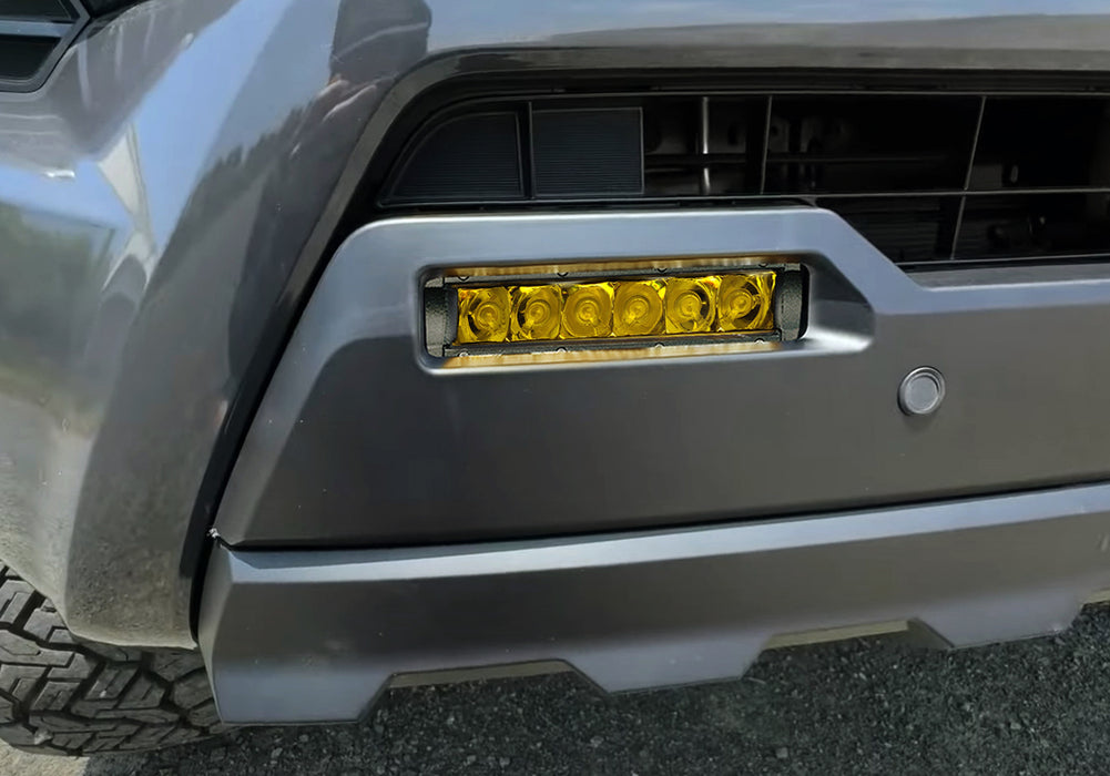 Yellow LED Fog Pocket Light Kit For Toyota 22+ Tundra/Sequoia 24+ Tacoma/4Runner