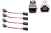 4pc EV1 To Denso Adapter For Porsche Mitsubishi Car Install Denso Fuel Injectors
