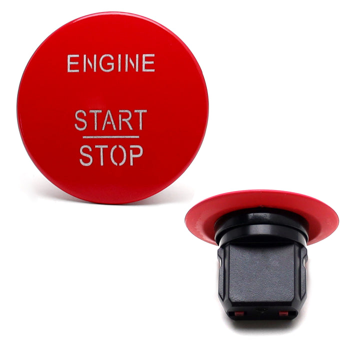 Sports Red Engine Start/Stop Push Button Replacement For Mercedes Gen1 Push Go