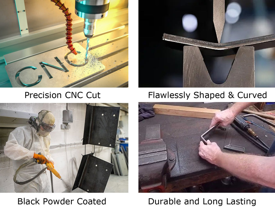 Hood Hinge A-Pillar LED Pod Ditch Light Bracket Mount For Toyota 2010-24 4Runner