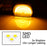 Smoke Lens Amber Full LED Side Mirror Turn Signal Lamp For 2018-up Sprinter Van