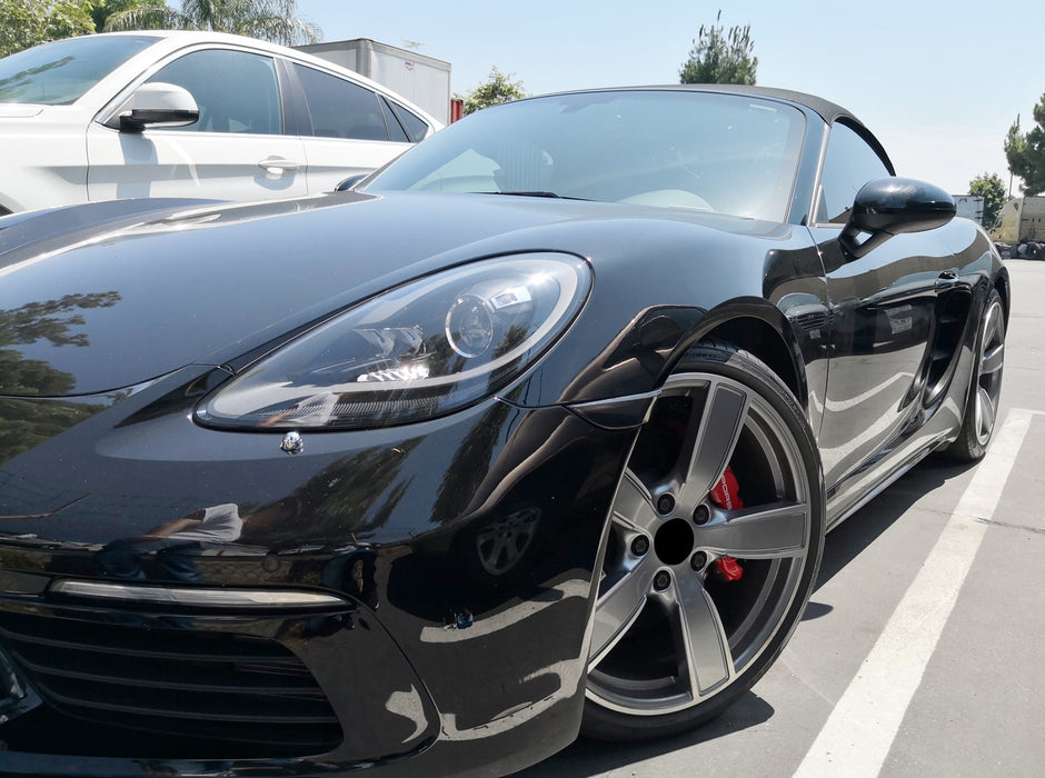 Euro Smoked Lens Front Side Marker Light Housings For Porsche 911 Boxster Cayman