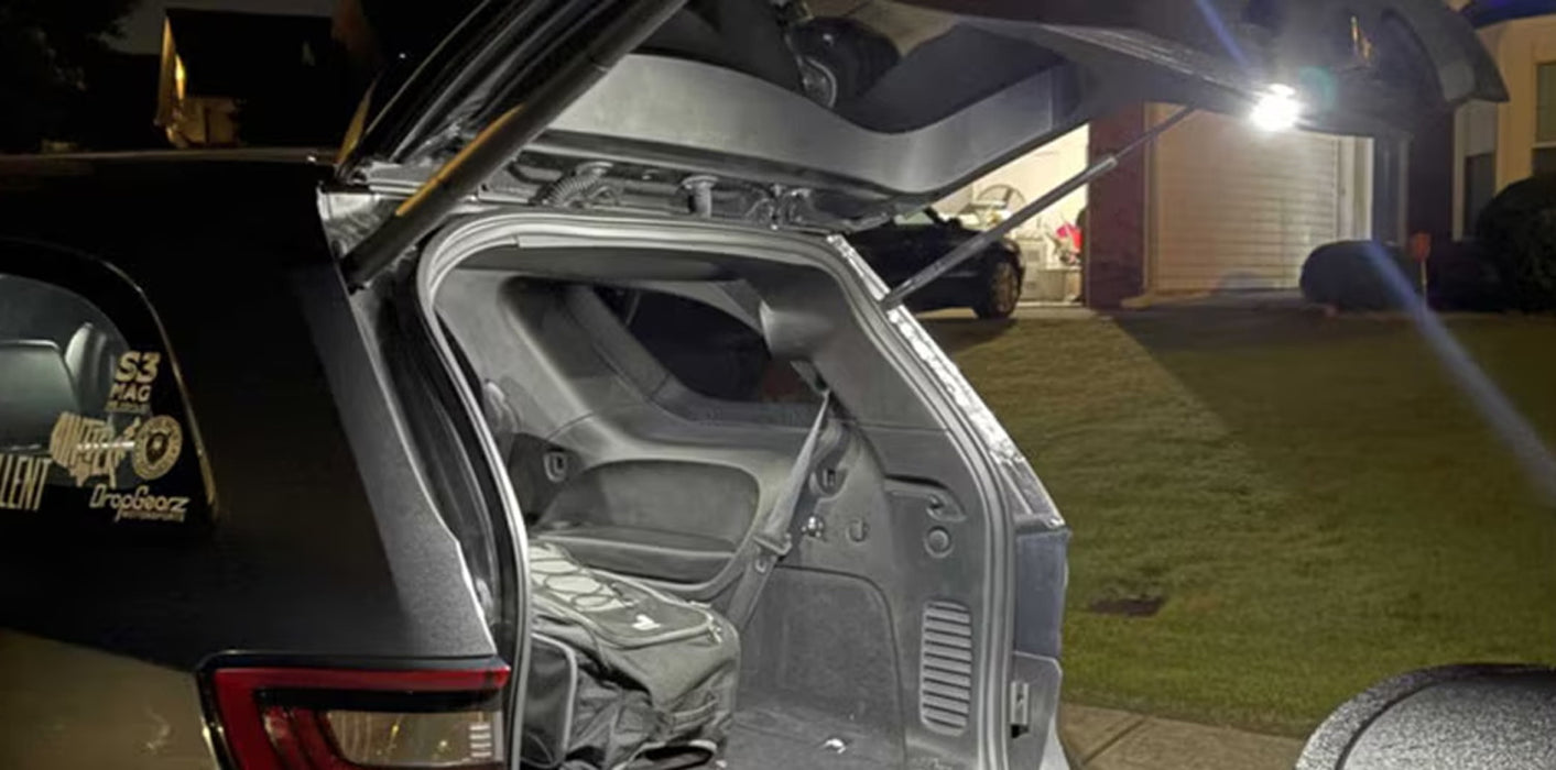 White Full LED Rear Trunk Luggage Boot Lamp For Range Rover Discovery Freelander