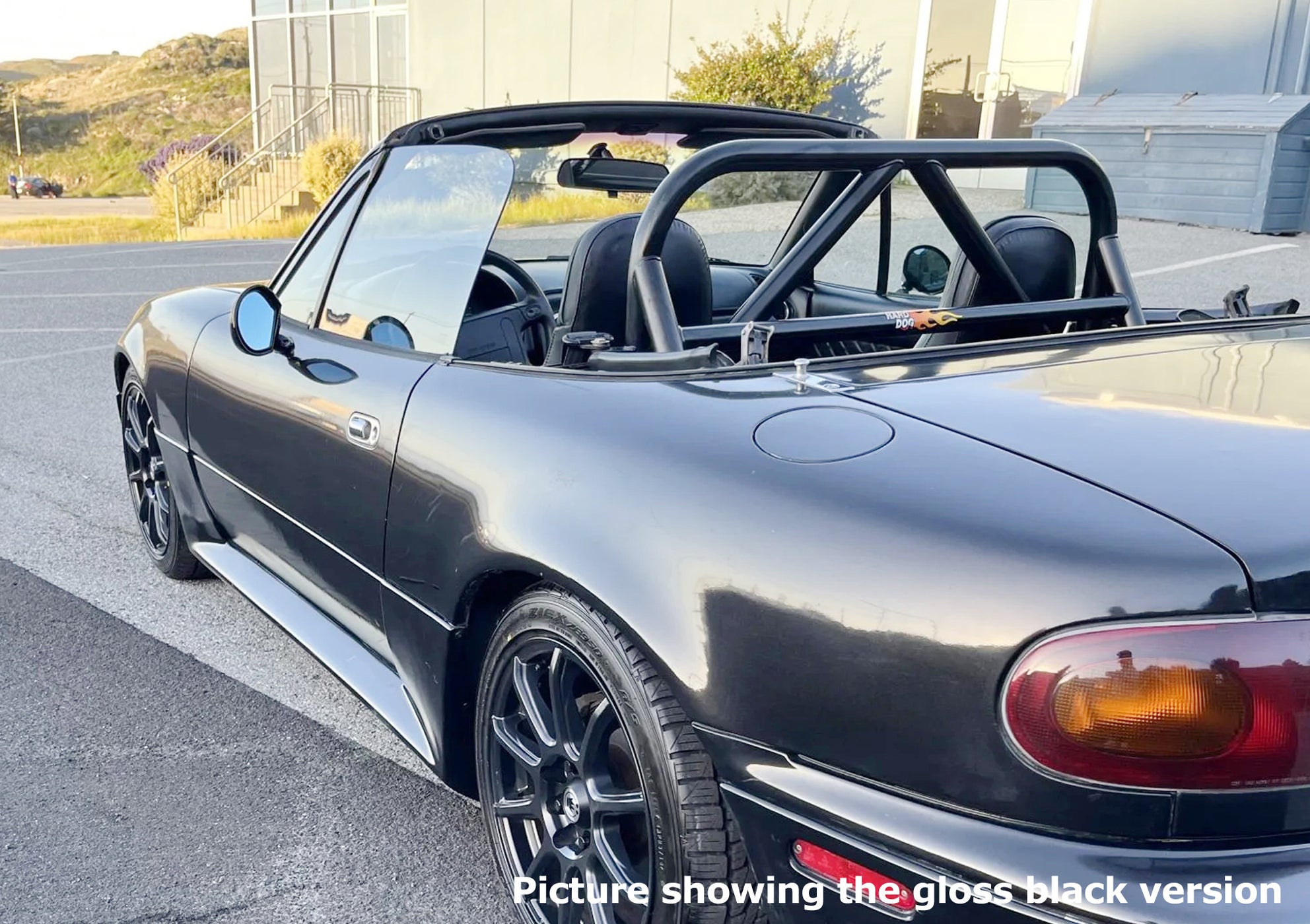 Carbon Fiber Retro Style Door Wing Rear View Mirrors For Mazda Miata ...