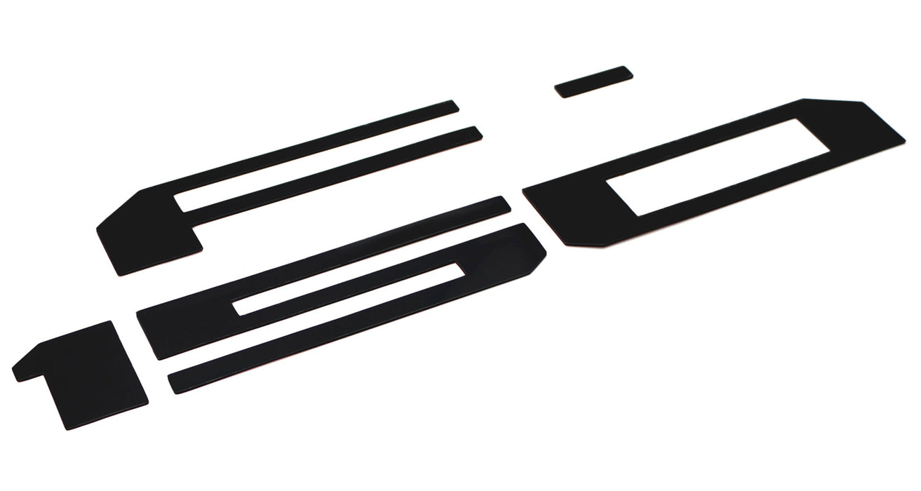 Matte Black Finish 3D Raised Tailgate Letter Pieces For 2018-2020 Ford F150 LCI