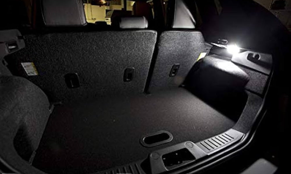 2 White 18-SMD Full LED Trunk Luggage Lamps For Ford Fiesta Focus C-Max EcoSport