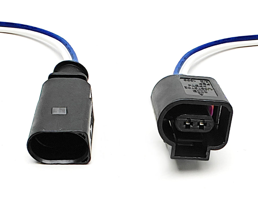 2-Way Male/Female Connectors w/ Pigtails For Audi/VW/BMW/Mini Lighting Retrofit