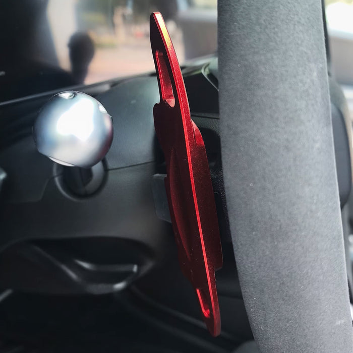 Red Aluminum Larger Paddle Shifter Extensions For Hyundai 2024-up Ioniq 5 N 6 N