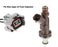 4pc Nippon Denso Female Fuel Injector Adapters For Honda Mazda Subaru Toyota etc