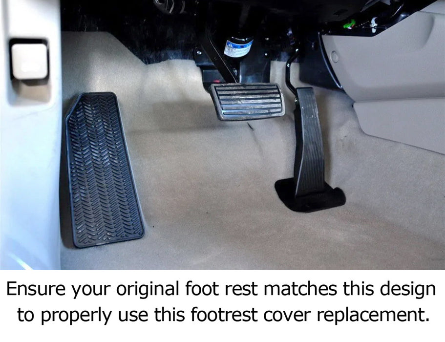 OE-Spec Track Design Silver Rest Dead Pedal Cover For Honda Civic Acura Integra