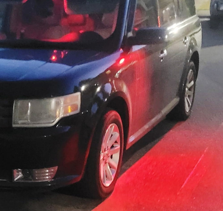 Super Red 18-SMD LED Under Side Mirror Puddle Lights For Ford Focus C-Max Escape