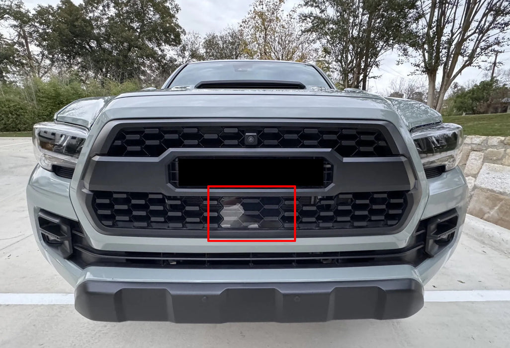 Grill Garnish Sensor Cover For 18-20 Toyota Tacoma TRD Pro TSS Radar 53141-35060