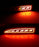 Red Lens Full LED Rear Bumper Reflector Kit For Mazda 3 5 6 as Tail/Brake/Signal