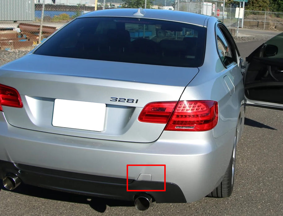 Unpainted Rear Bumper Tow Hook Cap Cover For BMW 07-13 3 Series 2-Door M-Sport