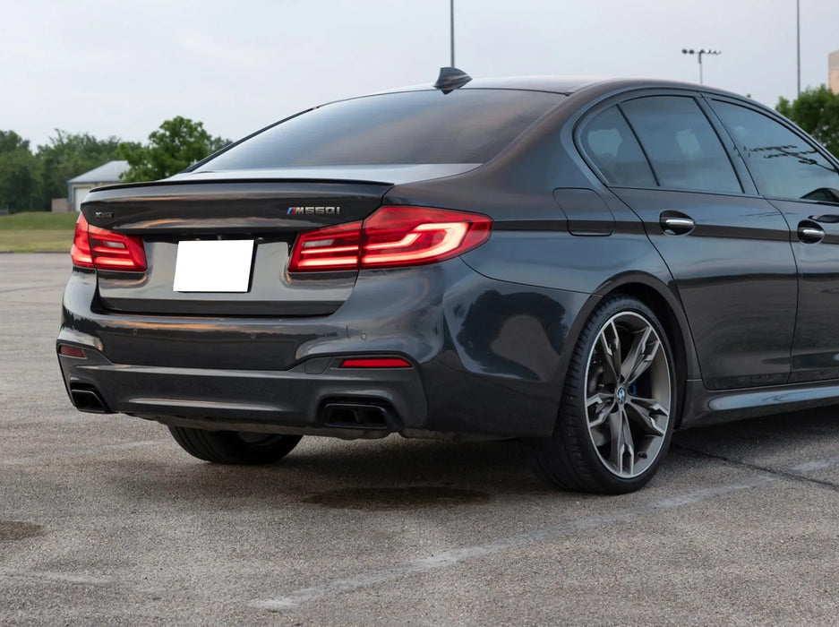 OE-Spec LH RH Red Lens Rear Bumper Reflector For BMW 17-20 G30 5 Series M-Sport