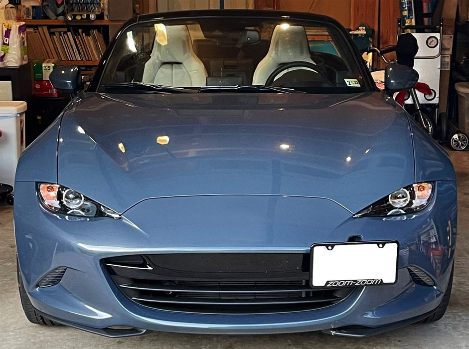 Front Bumper Tow Hook License Plate Mount Bracket Holder For Mazda 16-up ND MX-5