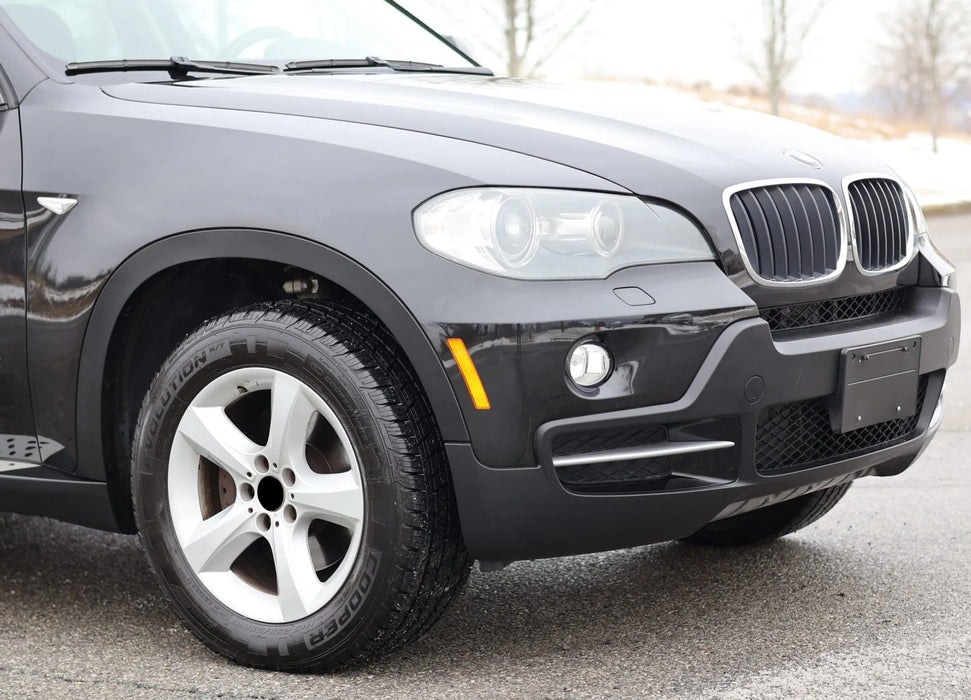 OE-Spec Amber Yellow Lens Front Bumper Side Markers For 07-10 BMW E70 X5 Pre-LCI