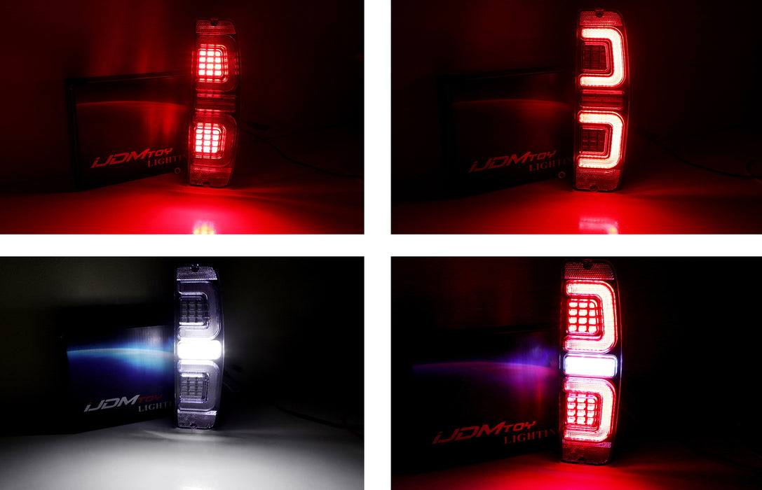Smoke Lens 3-In-1 Full LED Tail Lights For Ford 67-77 Bronco F100 F250 Econoline