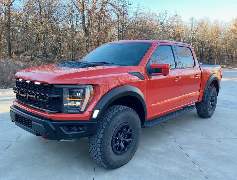 7pc Smoke Lens White Full LED Grille & Fender Flare Lighting Kit For Gen3 Raptor