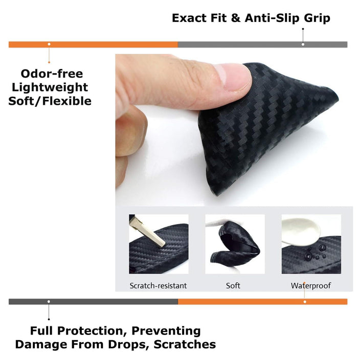 Black Honeycomb Pattern Silicone Key Fob Cover For Fiat 500 Abarth Folding Key