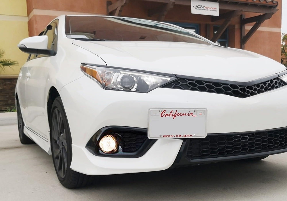 Pair LH & RH Side OEM-Spec Gloss Fog Lamp Bezel Covers For Scion iM, Corolla iM