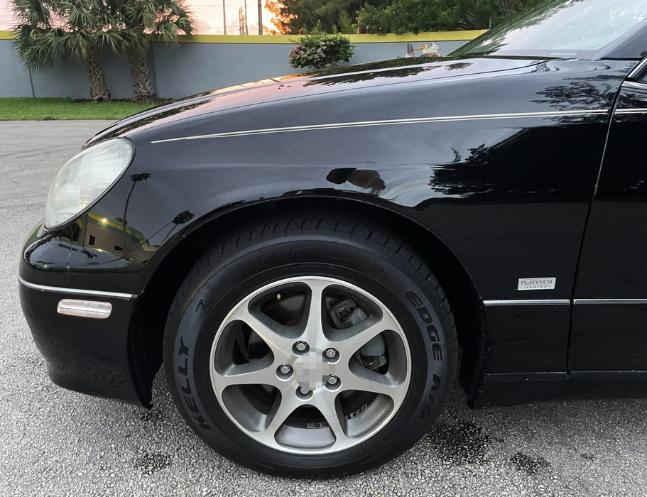 Clear Lens White Full LED Side Markers For 1998-05 Lexus GS300 IS300 LS400, etc