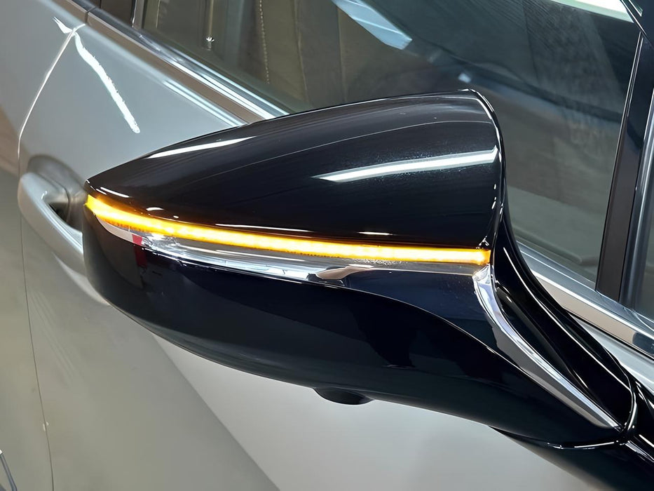 Clear Lens LED Sequential Blink Side Mirror Lights For Lexus IS ES LS RC LC UX