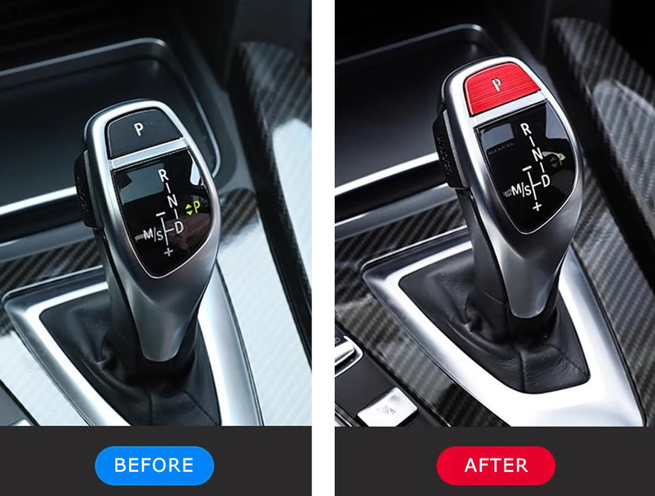 Red Shift Knob P Button Cover Trim For BMW Fxx 2 3 4 5 6 X3 X5 X6 Performance