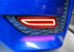 Red Lens Full LED Rear Bumper Reflectors For Lexus CT200h as Tail/Brake/Signals