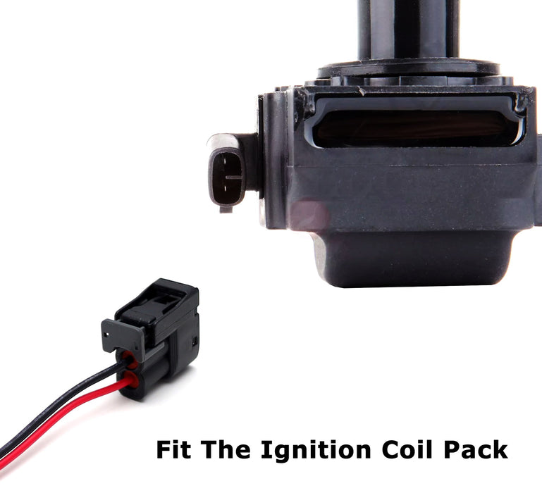 3-Pack Engine Ignition Coil Connector w/6" Pigtail Wire For Lexus Toyota 3.0L V6