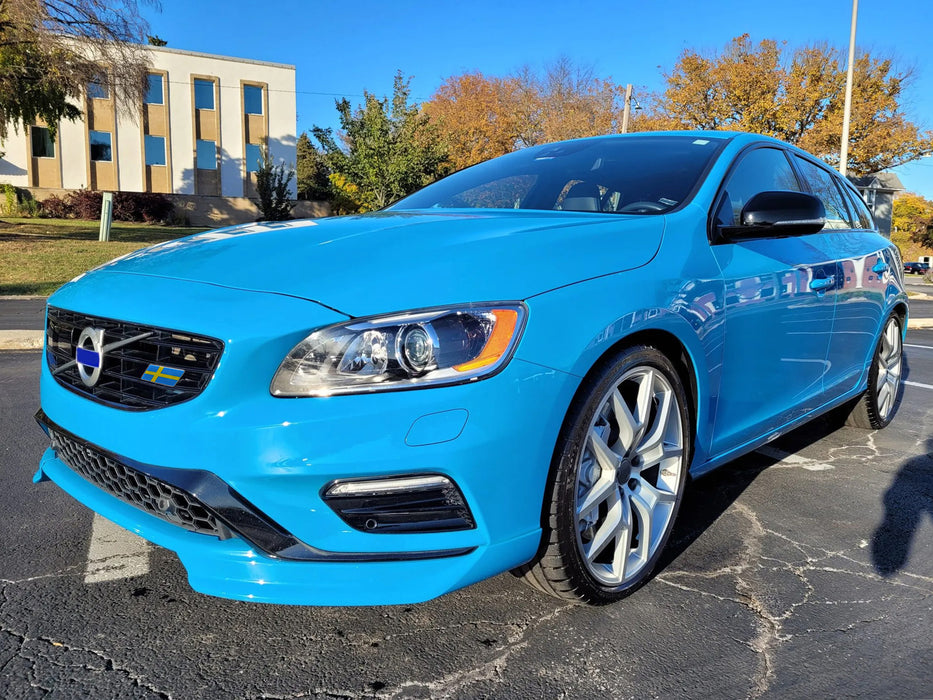 Swedish Gold Nordic Cross Grille or Trunk Emblem Badge For Volvo Saab Scania etc